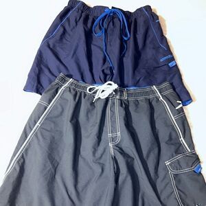 Set of 2 Speedo swim trunks size large